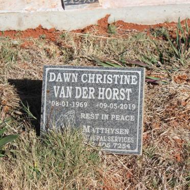 HORST Dawn Christine, van der 1969-2019