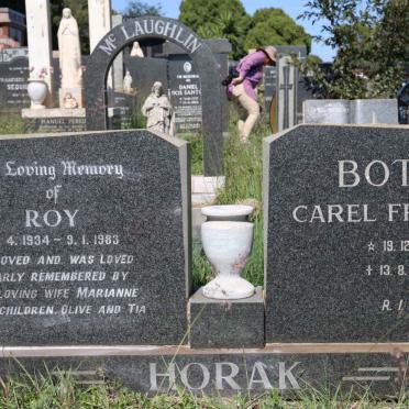 HORAK Roy 1934-1983 :: BOTES Carel Frederik 1921-1988