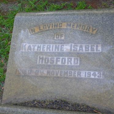 HOSFORD Katherine Isabel -1943