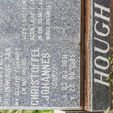 HOUGH Christoffel Johannes 1971-1995