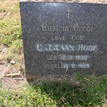 HOOF C.J.A., van 1932-1966