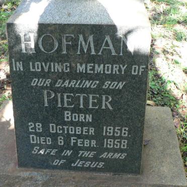 HOFMAN Pieter 1956-1958