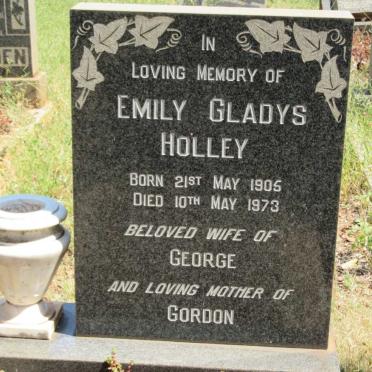 HOLLEY Emily Gladys 1905-1973