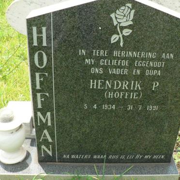 HOFFMAN Hendrik P. 1934-1991