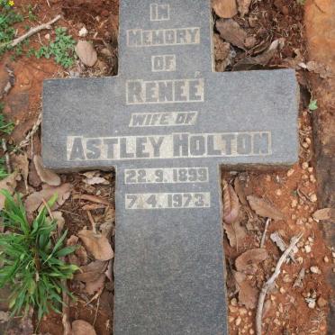 HOLTON Astley -1943 &amp; Renee 1899-1973