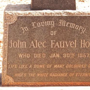HOOD John Alec Fauvel -1957