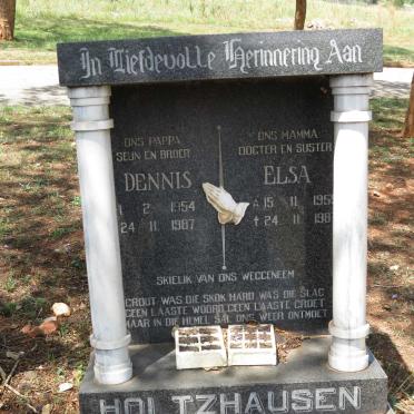 HOLTZHAUSEN Dennis 1954-1987 & Elsa 1955-1987