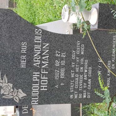HOFFMANN Rudolph Arnoldus 1907-1980