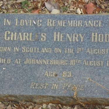 HOOD Charles Henry 1864-1947
