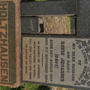 HOLTZHAUSEN David Johannes 1907-1954