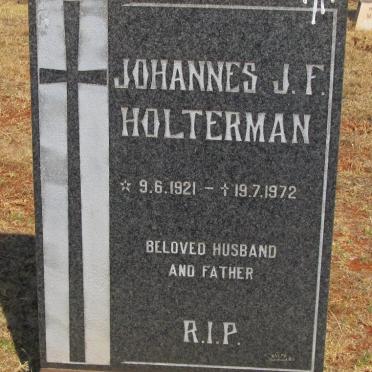 HOLTERMAN Johannes J.F. 1921-1972