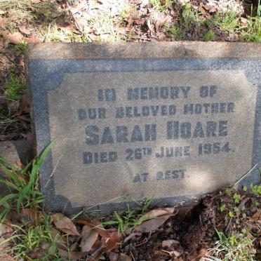 HOARE Sarah -1954