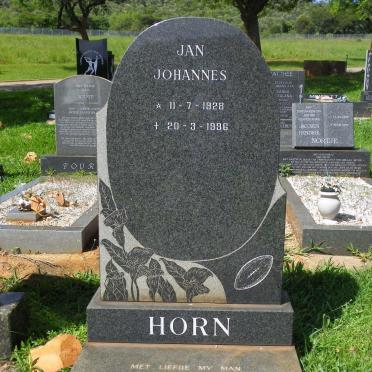HORN Jan Johannes 1928-1996