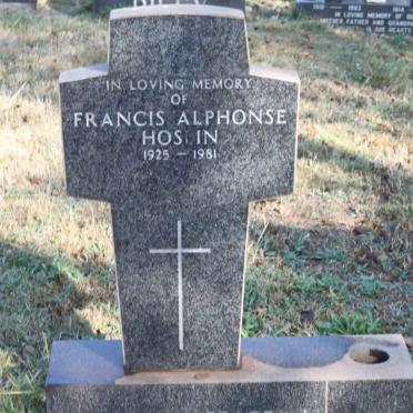 HOSLIN Francis Alphonse 1925-1981