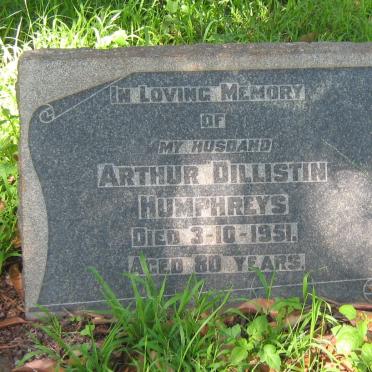 HUMPHREYS Arthur Dillistin -1951