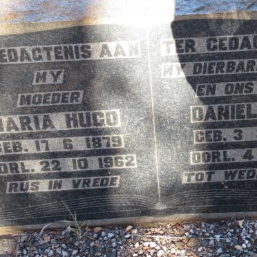 HUGO Daniel 1883-1953 &amp; Maria 1879-1962