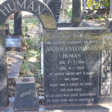 HUMAN Andries Stephanus 1914-1954