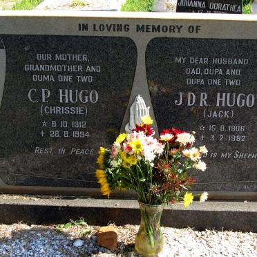 HUGO J.D.R. 1906-1982 &amp; C.P. 1912-1994