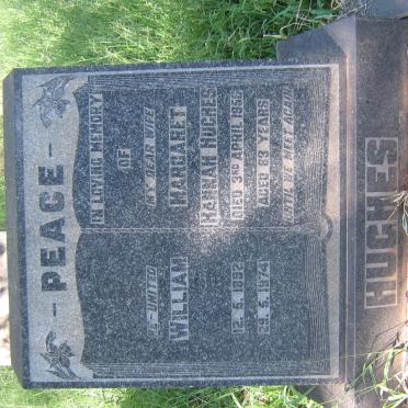 HUGHES William 1892-1974 &amp; Margaret Hannah -1956
