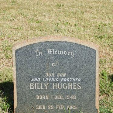 HUGHES Billy 1948-1965