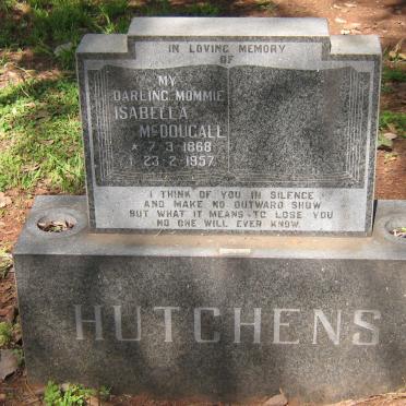 HUTCHENS Isabella McDougall 1868-1957