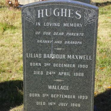 HUGHES Lilias Barbour Maxwell 1900-1968 &amp; Wallace 1899-1968