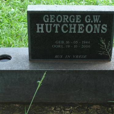 HUTCHEONS George G.W. 1944-2006