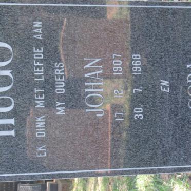 HUGO Johan 1907-1968 &amp; Cora 1911-1986