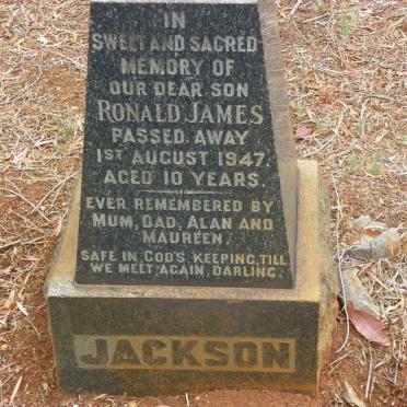JACKSON Ronald James -1947