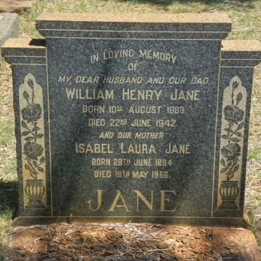 JANE William Henry 1883-1942 &amp; Isabel Laura 1884-1956