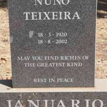 JANUARIO Nuno Teixeira 1920-2002