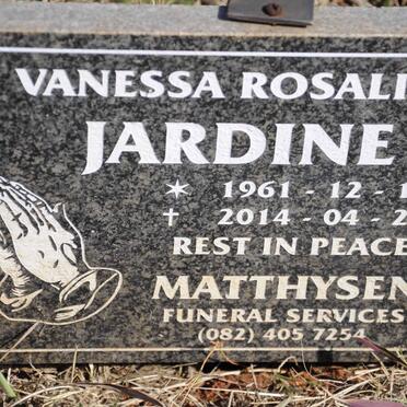 JARDINE Vanessa Rosalie 1961-2014