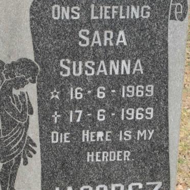 JACOBSZ Sara Susanna 1969-1969