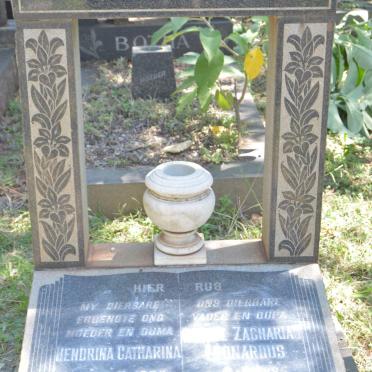 JANSEN Samuel Zacharias 1885-1969 & Hendrina Catharina 1895-1968