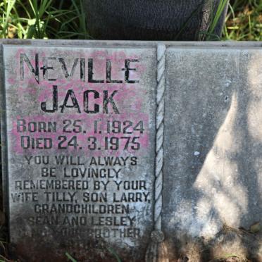 JACK Neville 1924-1975