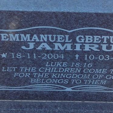 JAMIRU Emmanuel Gbetuwa 2004-2006