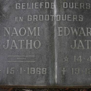 JATHO Edward F.F. 1910-1981 &amp; Naomi -1968