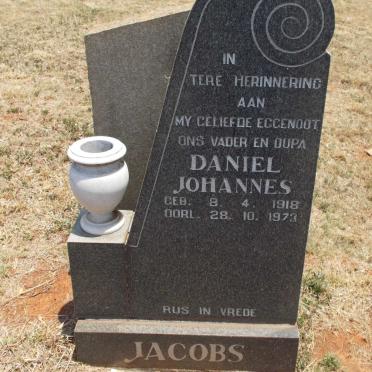 JACOBS Daniel Johannes 1918-1973