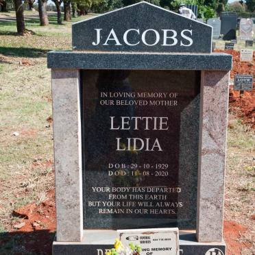 JACOBS Lettie Lidia 1929-2020