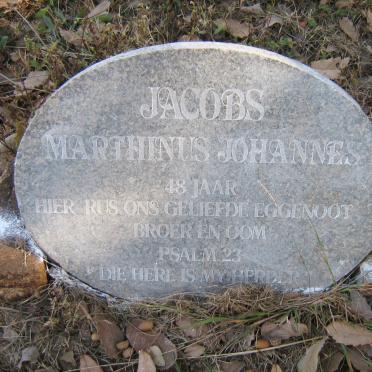 JACOBS Marthinus Johannes