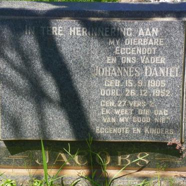 JACOBS Johannes Daniel 1905-1952
