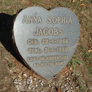 JACOBS Anna Sophia 1958-1958
