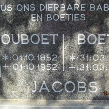 JACOBS Ouboet 1952-1952 :: JACOBS Boetie 1965-1965