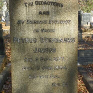 JACOBS Petrus Stephanus 1877-1944