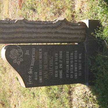 JACOBS Jan Hendrik 1879-1968