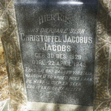 JACOBS Christoffel Jacobus 1929-1945