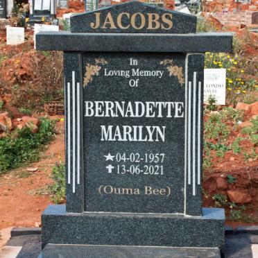 JACOBS Bernadette Marilyn 1957-2021