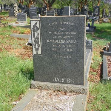 JACOBS Magdalena Maria 1897-1960