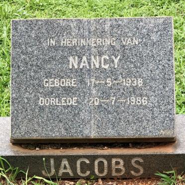 JACOBS Nancy 1938-1986