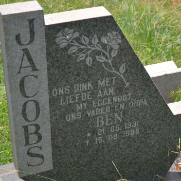 JACOBS Ben 1931-1988